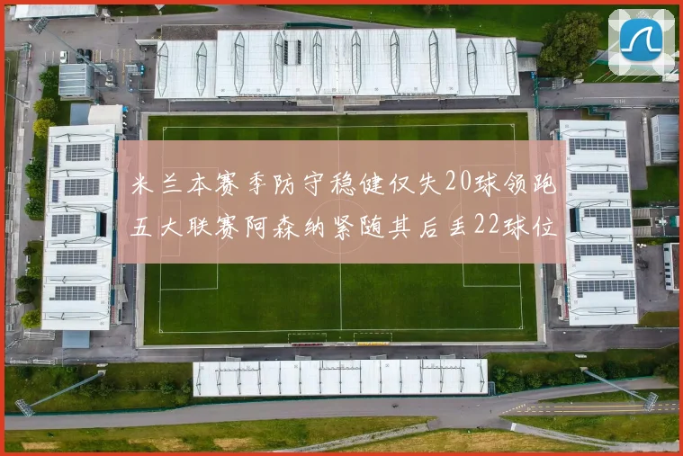 米兰本赛季防守稳健仅失20球领跑五大联赛阿森纳紧随其后丢22球位居第五